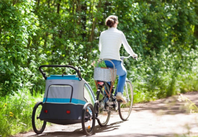 Can an e-bike pulla bike trailer?(plis safety tips)