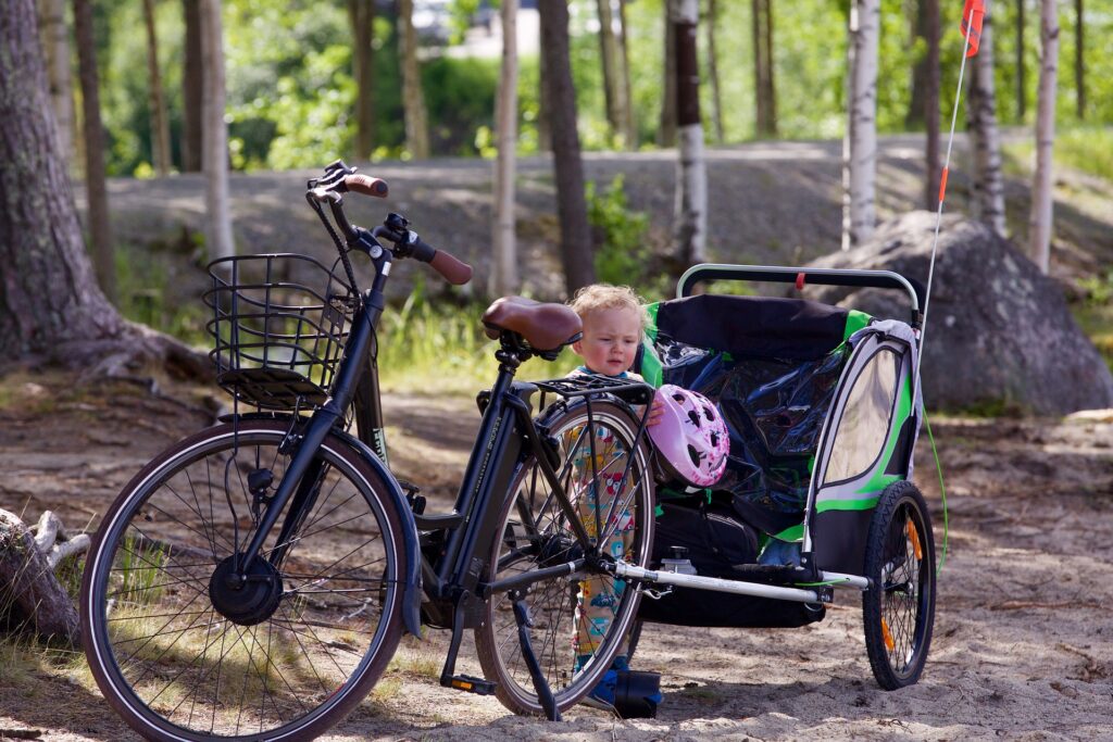 Can an infant ride in the bike trailer?(plus safety tips)