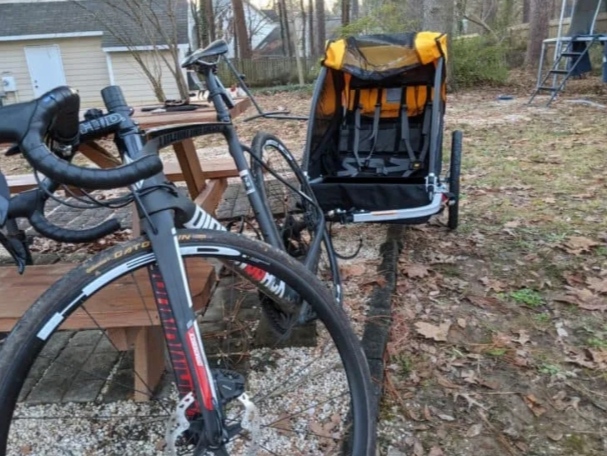 How To Ride With a Bike Trailer In a Non-Bike-Friendly Area
